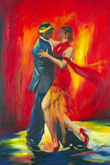 Tango-II Acrylic painting on canvas -.jpg